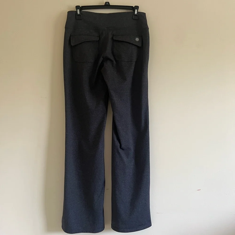 Athleta Fushion wide leg  yoga pants - Picture 3 of 12